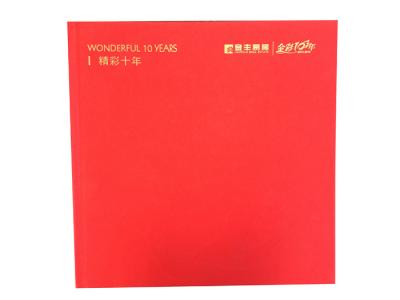 China Impresión del libro de tapa dura del álbum manuscrito con la superficie de la laminación de Matt en venta