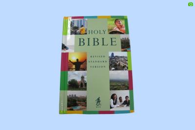 China Impresión de encargo de la biblia del Hardcover, impresión del libro de la foto de color de CMYK en venta