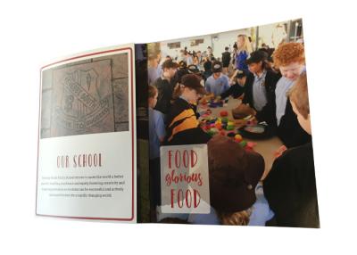 China Impresión adaptable del libro de cocina de la imagen con el papel de arte revestido en el atascamiento perfecto en venta