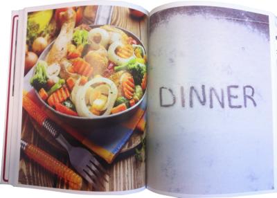 China Impresión Softcover colorida comercial del libro de cocina con las imágenes vivas en venta