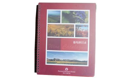 China Full Color Gloss Art Paper Customized Catalog Printing in Spiral / Perfect Binding for sale