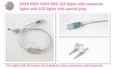 China LED lights with connector lights plug for sale