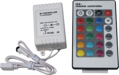 China LED controller 24 key for led strip RGB for sale