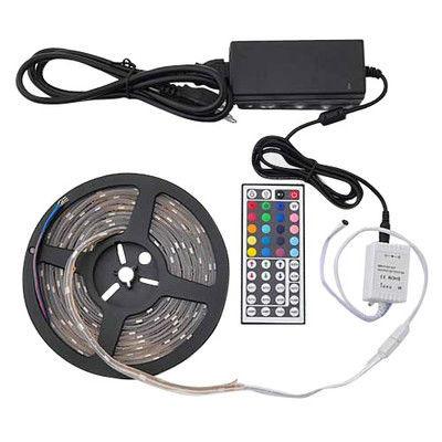 China 5M 5050 RGB LED Light Strip+ 44 Key Controller/Remote+LED Power Adaptor for sale