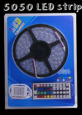 China 24-Key IR remote LED controller 5M RGB LED Strip +36W Power SupplyBlister package for sale