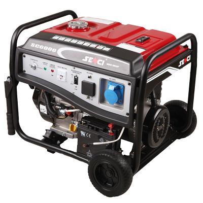 China Portable generator supply electric power for professional SENCI SC11000-I 8500w home use cam water gasoline generator for sale