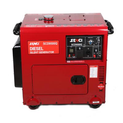 China SENCI Group 15L Kw 6.5 50 Hz 6 Silent Large Power SENCI Group China Factory Generation Diesel Generator for sale