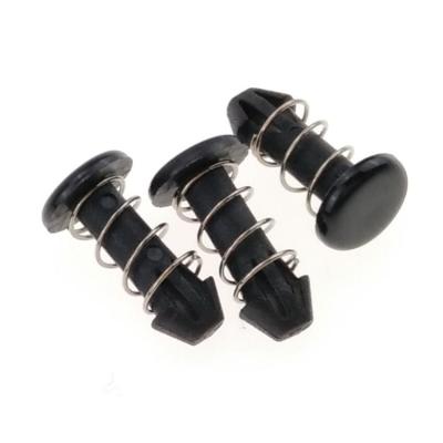 China Spring Nylon Black Nylon Rivets With Metal Spring For Computer for sale