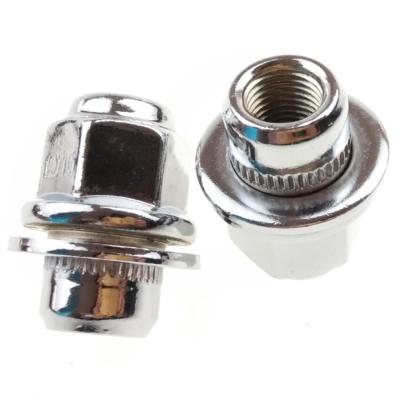 China M12 Carbon Steel Chrome Steel Wheel Lug Nuts For Auto Fastener Lock Washer Assembled for sale