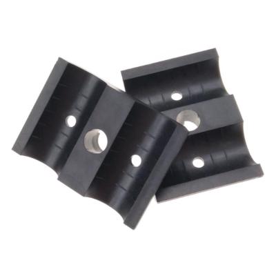 China Nylon Plastic Bushing Black Plastic Parts For Cable Assembly PA66 for sale