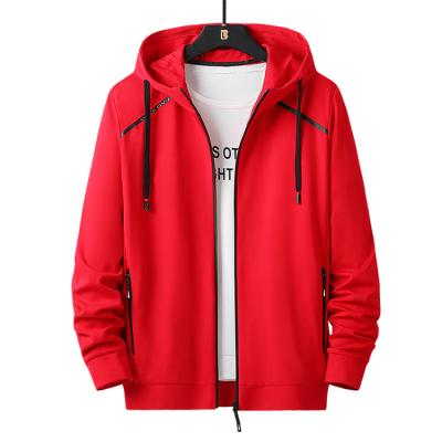 China 2020 Fashion Zipper Men's Hoodies Sweatshirts - Refined Solid Cotton Polyester Printing Custom Zipper Pocket Wholesale Drawstring Plus Size for sale