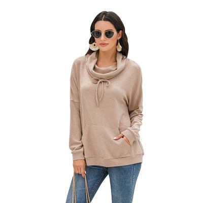 China 2020 Autumn Winter Hot Cashmere Loose Long Sleeve Solid Color Pullover Sweater Plush Tops For Women for sale