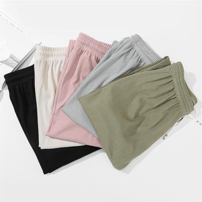 China Girl Women Ladies Drawstring Polyester Drapey Home Casual Super Comfortable QUICK DRY Cool Breathable Long Pants For Summer Spring Autumn for sale