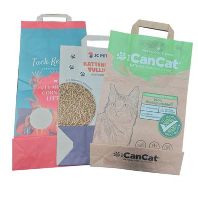 China 6L 10L soldó el escudete en caliente lateral Cat Litter Bags Wear Resistance biodegradable en venta