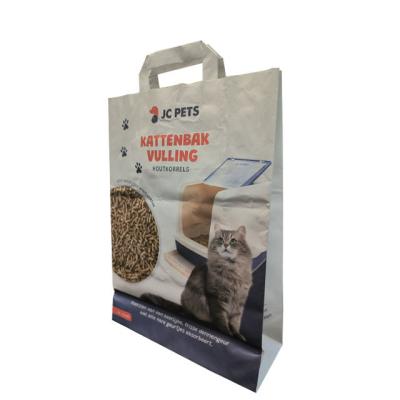 中国 25kg Multiwall Paper Sacks With Cotton Rope / Pp Rope / Twisted Paper Handle 販売のため