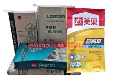 China Buen portador fuerte de la estabilidad 25kg 30kg 50kg de las bolsas de papel industriales inferiores cuadradas en venta