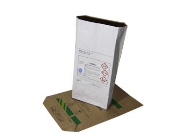 Κίνα 25kg Multi Layers Kraft Paper Bag Custom Printing With Flat Bottom προς πώληση