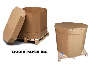 China Kunststof ISO Tankpapier IBC Container 1000L Opvouwbaar Te koop