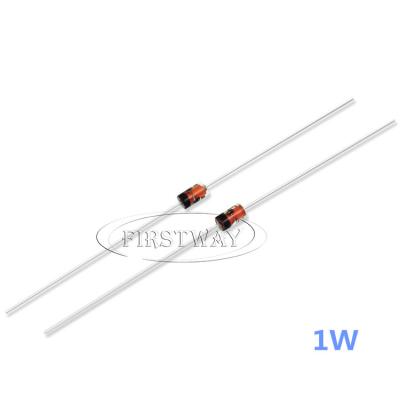 China DIP Diode 1N4730 5% 3V9 DO-41 1W 3.9V Glass Zener Diode 1N4730A for sale