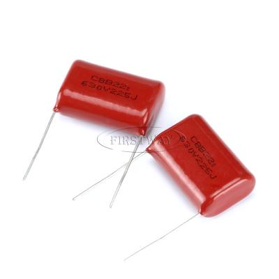 China Film Capacitors 630VDC 2.5UF 25mm Radial 2.5UF 255J 630V Polyester Film Capacitor 255J for sale