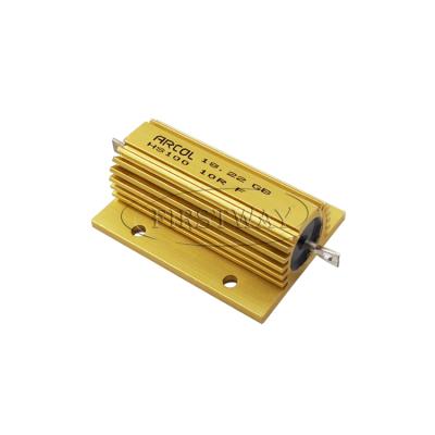 China HS10010RF 10 Ohm Chassis Mount Resistor HS10010RF Aluminum Shell Resistor 10R 1% 100W for sale