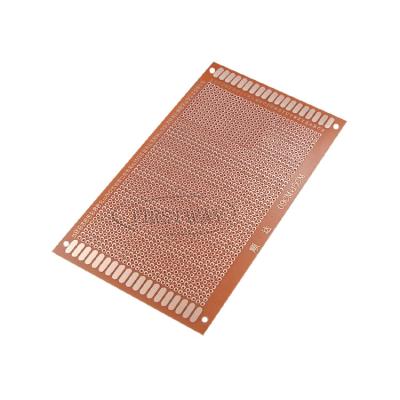 China Universal Phenolic Resin PCB Experiment Matrix Board Prototype Paper 5*7/7*9/9*15/12*18cm DIY for sale