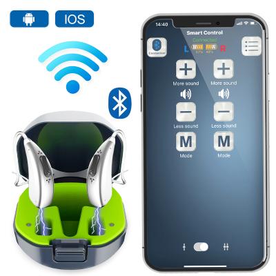 China Best Selling Bluetooth App Control Products Hearing Aids Hearing Aids Digital Rechargeable Rechargeable Control for sale