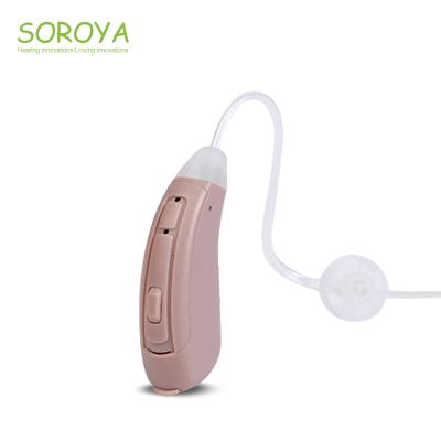 China Open Fit Digital Behind The Ear Hearing Aid Sound Amplifier Digital Hearing Aid For Deafness With App Control for sale