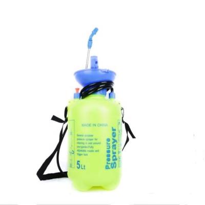 China Plant Portable Plastic 5L Water Tank Sprayer Hand Pump Garden Sprayer With Shoulder Strap for sale