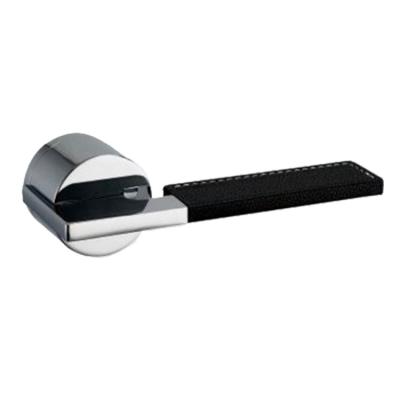 China Hot Selling Luxury Akada New Modern Style CP-Black Leather Modern Door Handles for sale