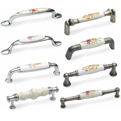 China Cabinet Trust Furniture Door Hardware Ceramic Cabinet Furniture Handle for sale