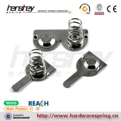 China Apartment ; Leaf ; Nickel Plated Plate AAA Battery Clip Battery Spring Battery Contact Spring for sale