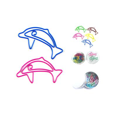 China Apartment ; Leaf ; Electroplate Customized Metal Animals Shaped Paper Clip Supplier for sale