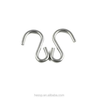 China Stainless Steel Heavy Loading S Shaped Hanging Hook With Coated Plastic Cap for sale