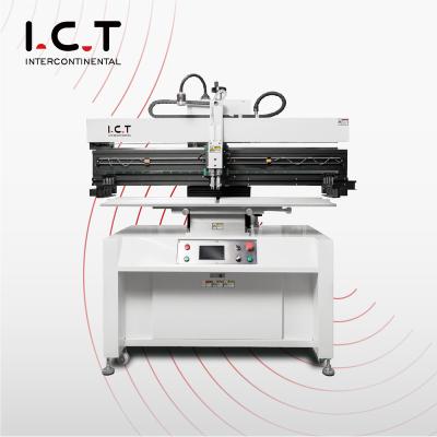 China Smt Assembly Line Semi Automatic SMT Solder Paste Screen Printing Machine 1.2 Meter ICT812 PCB SMD Stencil Printer Manual Custom for sale