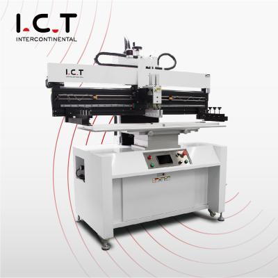 China Smt Assembly Line ICT813 China SMT Solder Paste Screen Printing Machine Meter Manual Semi Automatic PCB SMD Stencil Printer 1.2 for sale