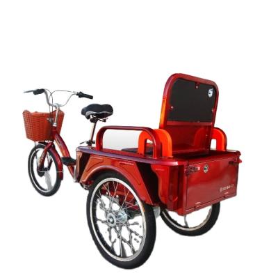 China Cargo Pedal Tricycle 3 Wheel Adult Tricycle With Box For Cargo for sale