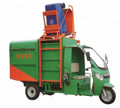 China Electric cargo sanitation tricycles load and unload garbage cans /Electric tricycle/electric cleaning tricycle for sale