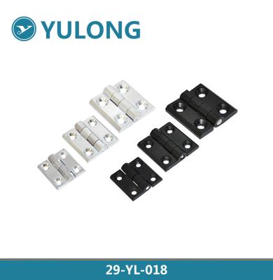 China YL-018 Industrial Black Zinc Alloy Heavy Duty Flat Freezer Cabinet Door Hinge for sale