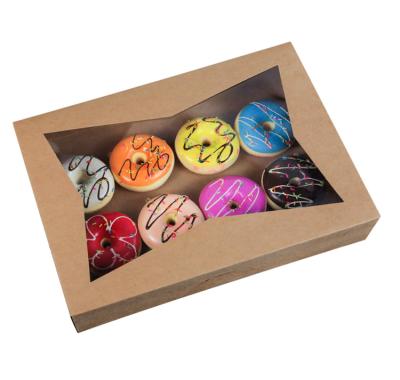 China Biodegradable Wholesale Paper Macarons Packaging Box Macaron Boxes With Clear Window for sale