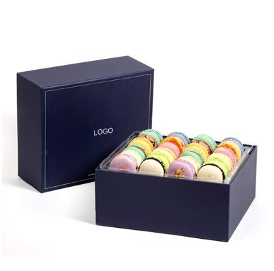 China Biodegradable Factory OEM Luxury Customized Packaging Macaron Boxes 6 12 24 48 Gift Macaron Boxes for sale