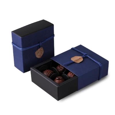 China Handmade Wholesale Custom Luxury Dark Chocolate Magnetic Packing Box for sale