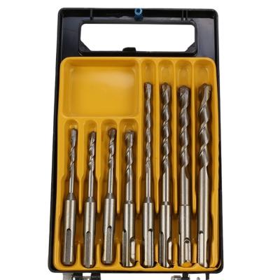 China Masonry Drilling 8 Pcs SDS PLUS Electric Hammer Drill Bit Set for sale