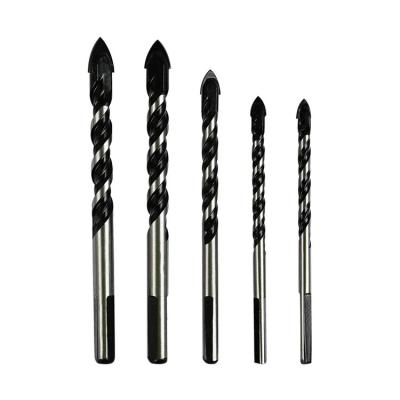 China Masonry Drilling 5 Pcs Tungsten Carbide Tip Triangle Leg Wood Drill Bits Set For Tile Glass Woodworking for sale