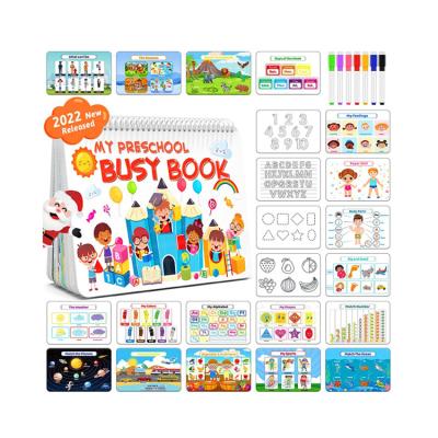 China Preschool Eductional Toys Customized Child Learning Latest Trends Montessori Educational Busy Book My Preschool Busy Book for sale