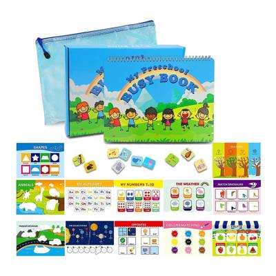 China Eductional Preschool Play My Book Kids Active Learning Preschool Busy Book For Kids Gift for sale