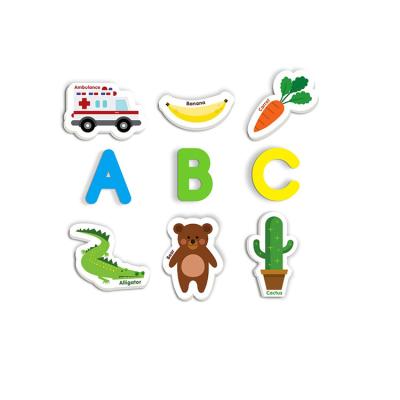 China Letter Best Educational Toy Preschool Learning Magnetic Objects and Letters for sale