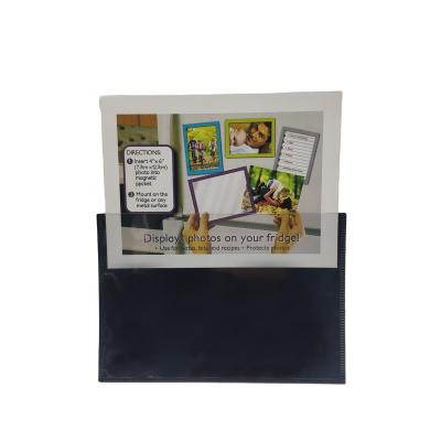 China Factory Price Eco-friendly Wholesale Magnetic PVC Picture Photo Frame Fridge Magnets for sale