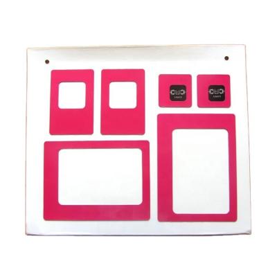 China Factory Price Eco-friendly Wholesale Magnetic PVC Picture Photo Frame Fridge Magnets for sale