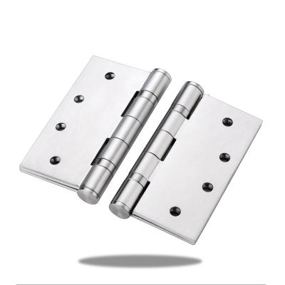 China Contemporary American Style Door Hinges 3inchx3inch SS 201 Stainless Steel Furniture Hinges Square Corner and Round Corner Brazil for sale